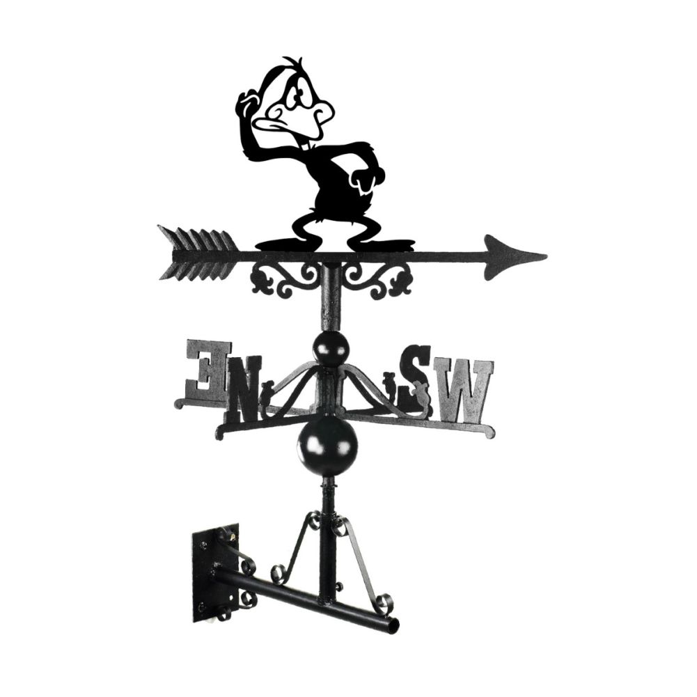 Full Cast Iron & Steel Cross-Eyed Duck Weathervane
