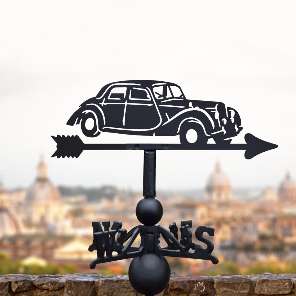 Cast Iron & Steel Riley Weathervane In Situ