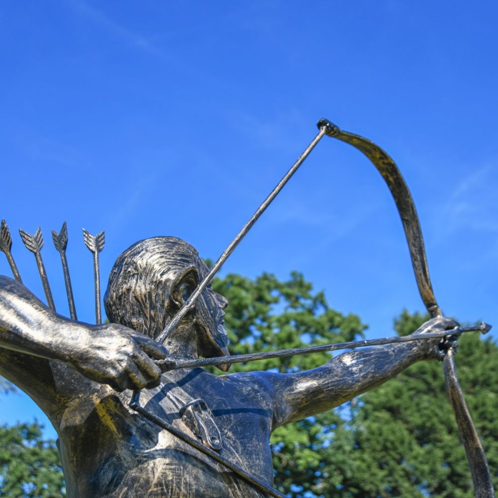 Centaur Archer Brushed Gold Sculpture