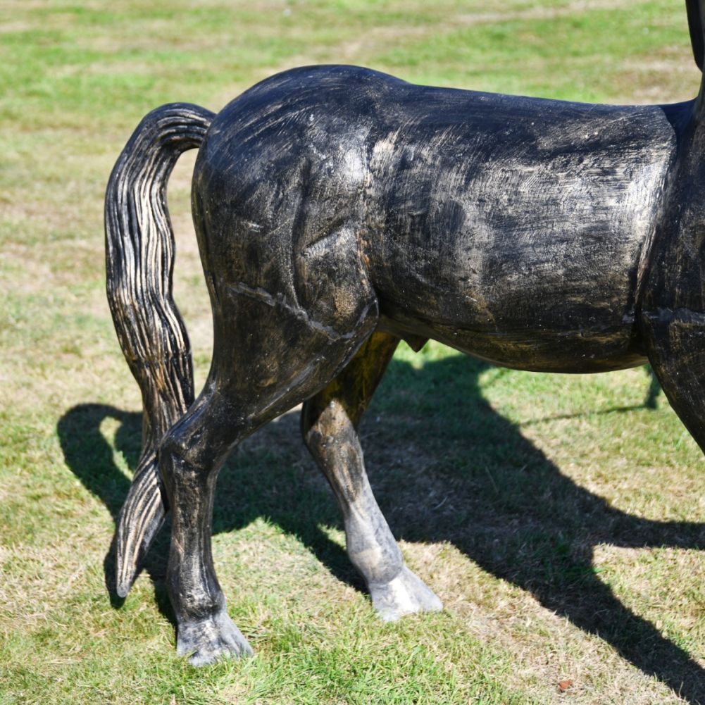 Centaur Archer Brushed Gold Sculpture Tail Detail
