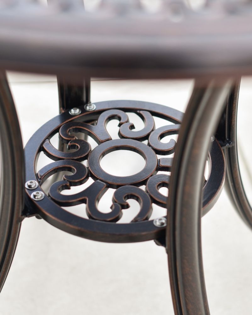 Central Garden Table Plate With Umbrella Hole