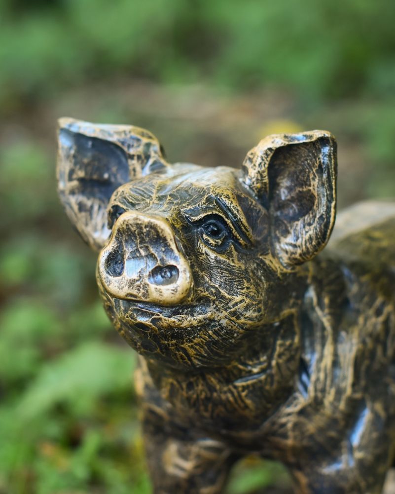 'Chonk' The Piglet Resin Garden Sculpture Main