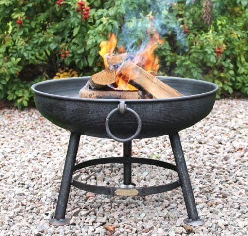 Classic Fire Pit in Situ in the Garden