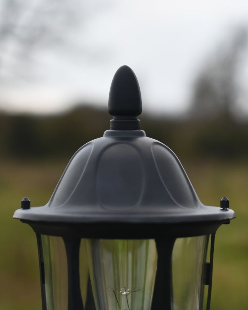 Clear Ornate Victorian Pillar Lantern