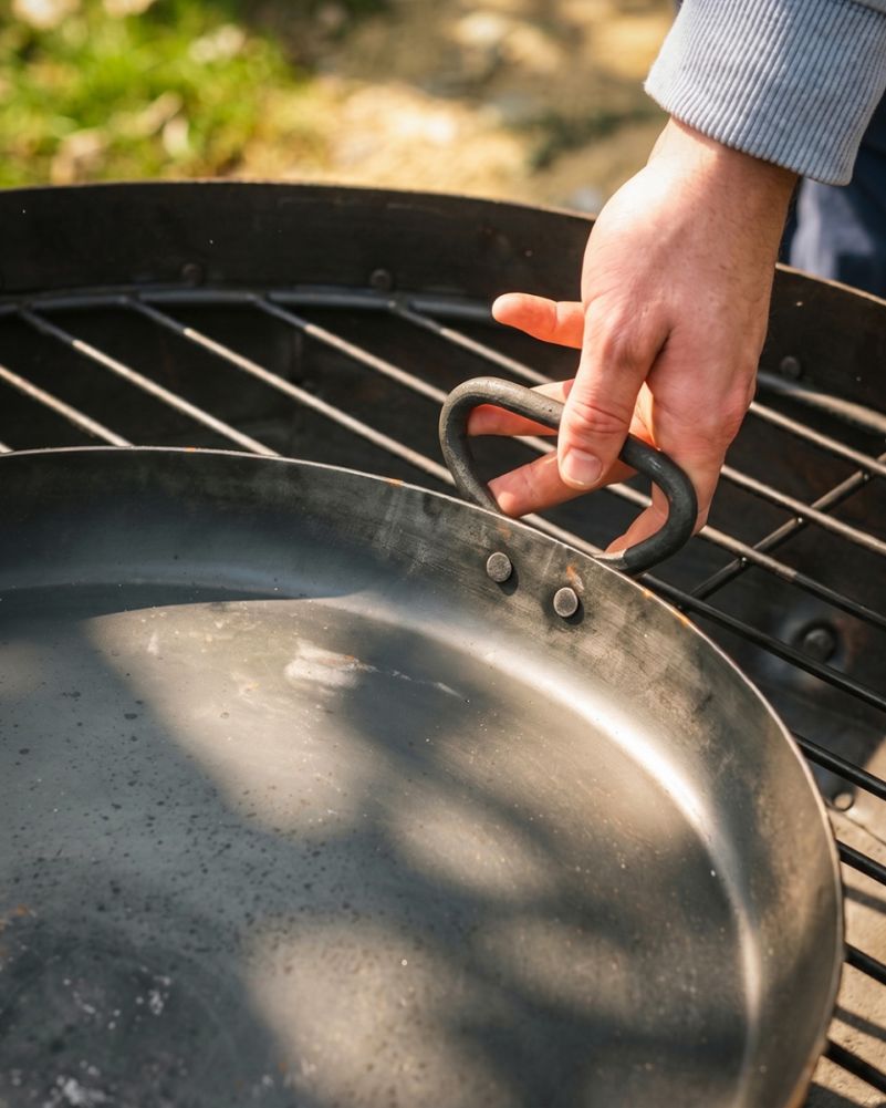 Kadai Iron Paella Pan