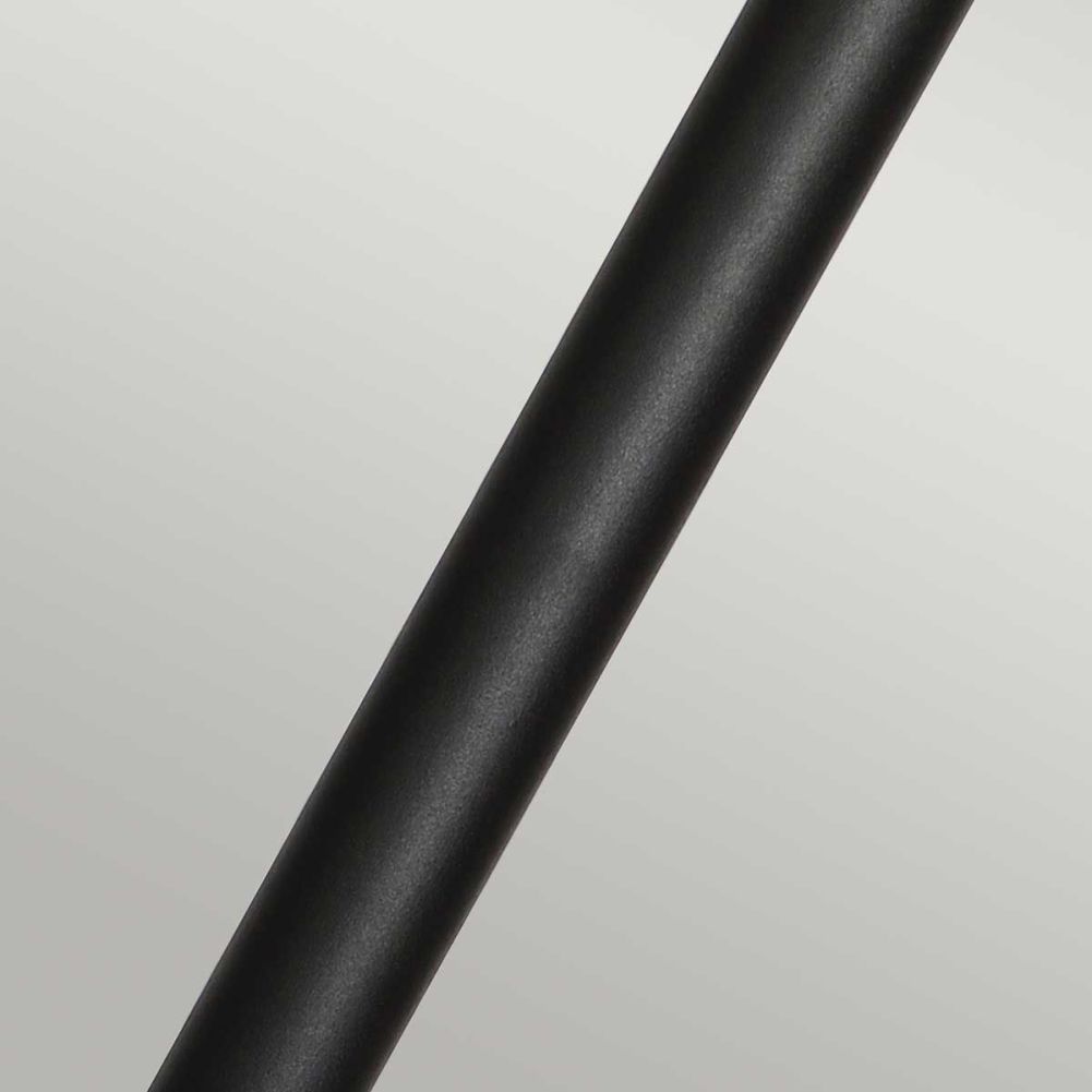 Modern Black 'Seaton' Miniature Lamp Post Set - 1m Close Up