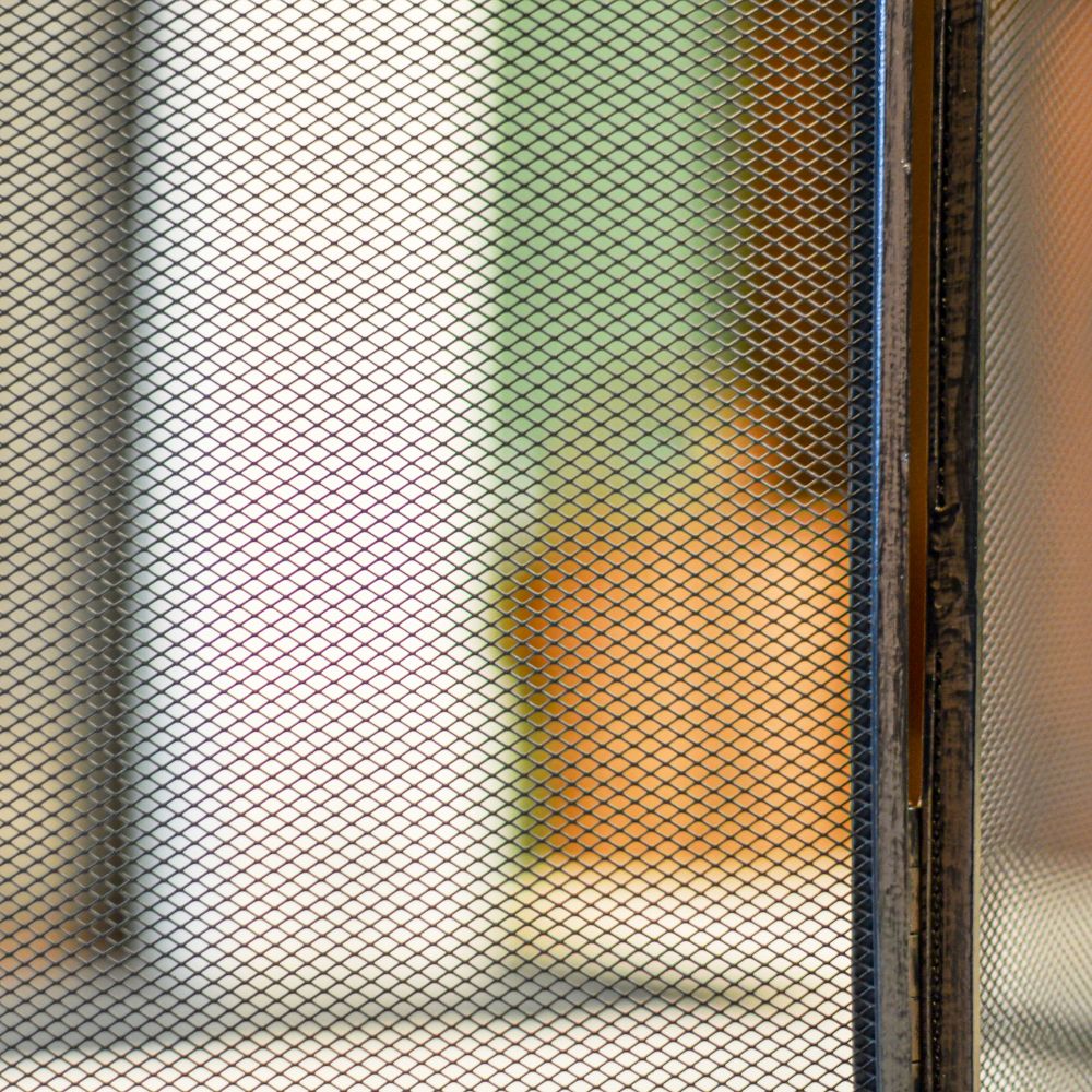 Close Up Of The Iron Fire Guard