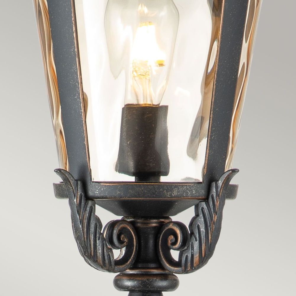 Close Up Of The 'Peplow' Victorian Pillar Lantern
