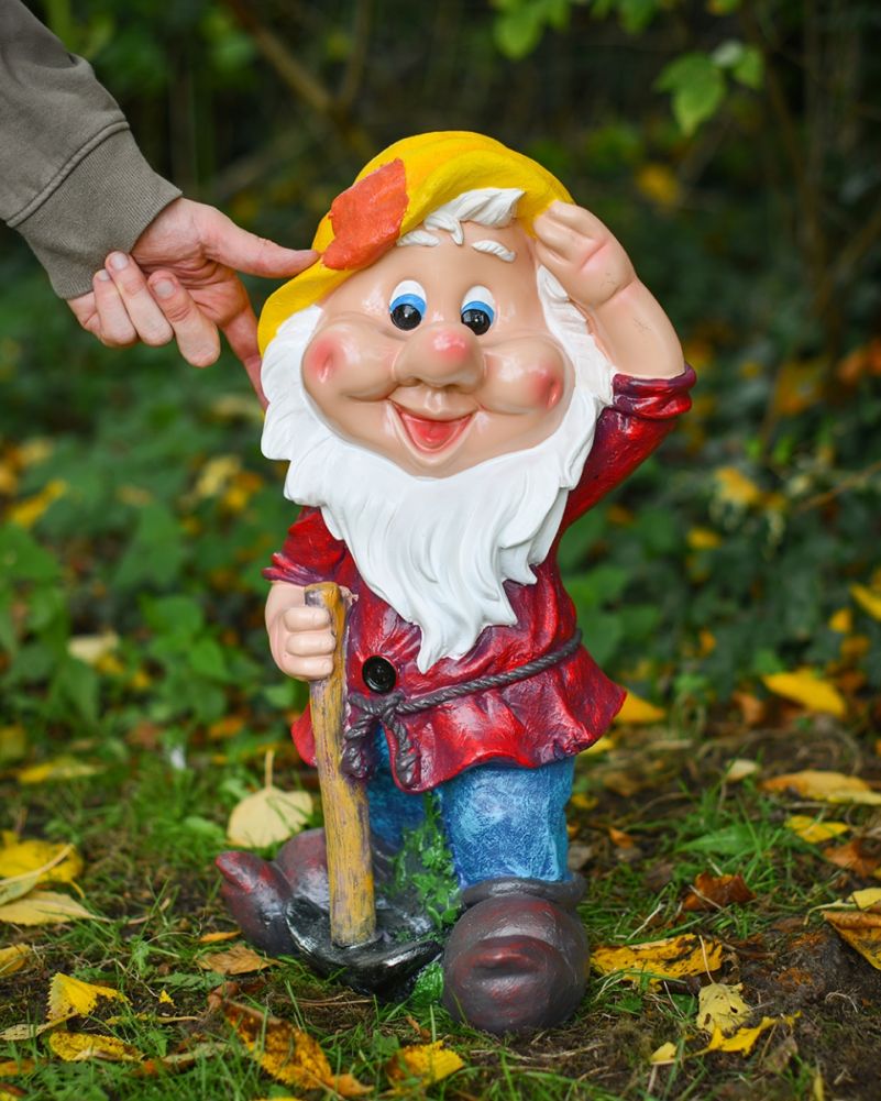 'Cobble' The Fibreglass Garden Gnome Scale