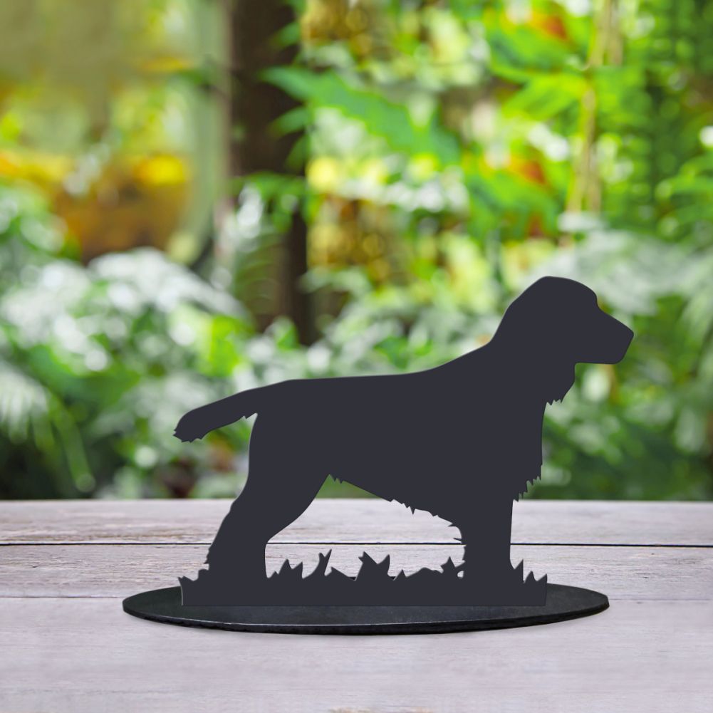 Cocker Spaniel Silhouette Ornament Black