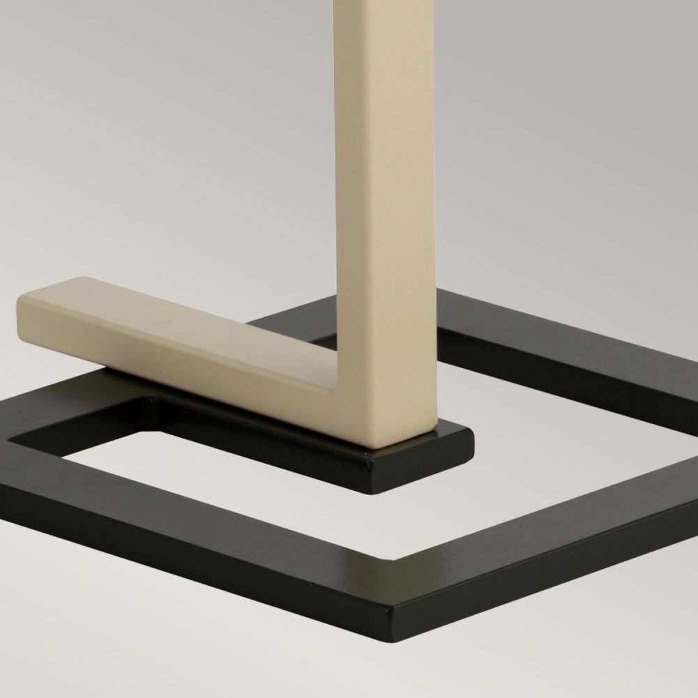 Contemporary Black & Grey 'Giro' Floor Lamp Base