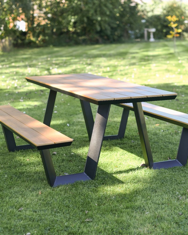 Contemporary Watson Four Seater Deluxe Garden Bench 