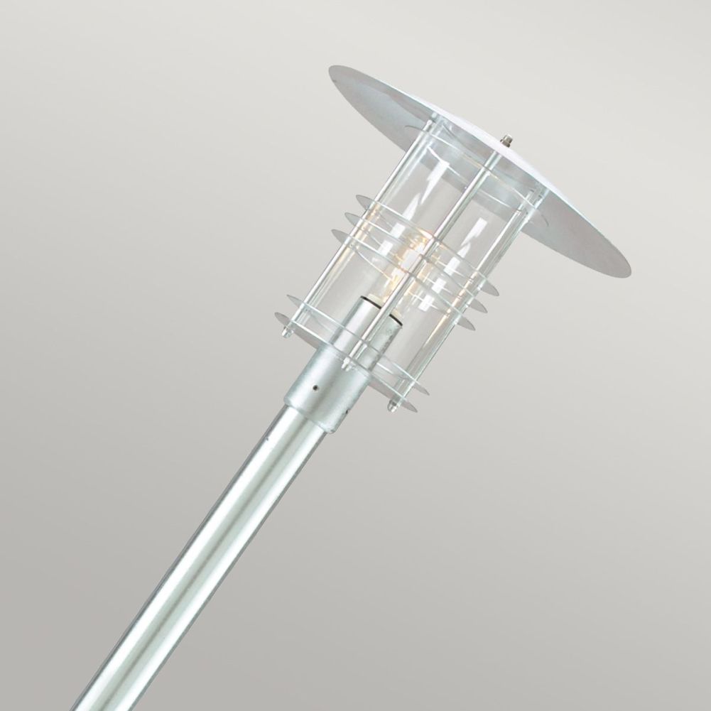 Contemporary Nutical Galvanised Steel 'Sigri' Lamp Post 