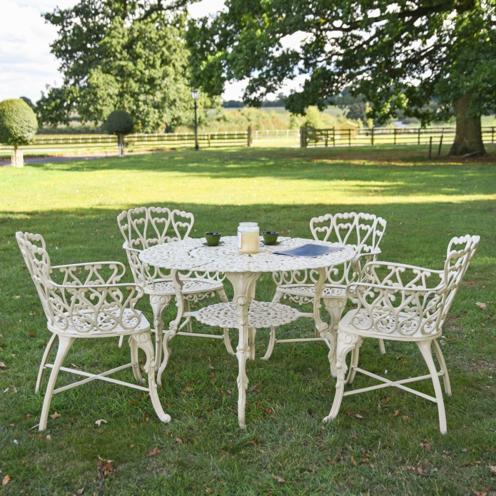 Cream Garden Dining Set