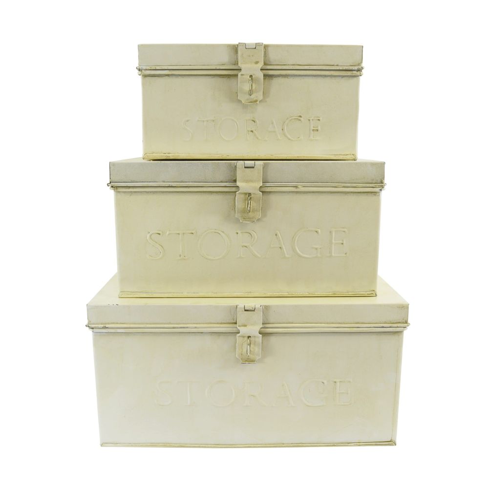 stacked storage boxes