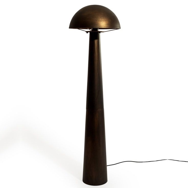 'Cupola' Antique Bronze Mushroom Floor Lamp