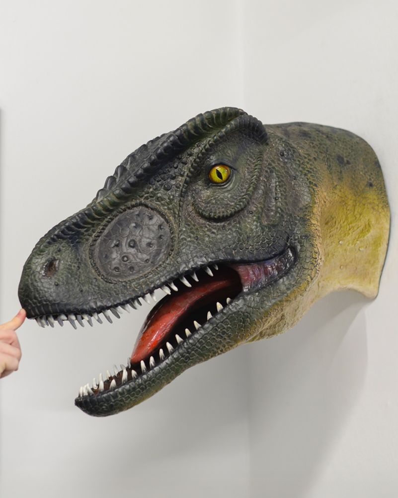 'Dante' The T-Rex Fibreglass Garden Wall Art To Scale