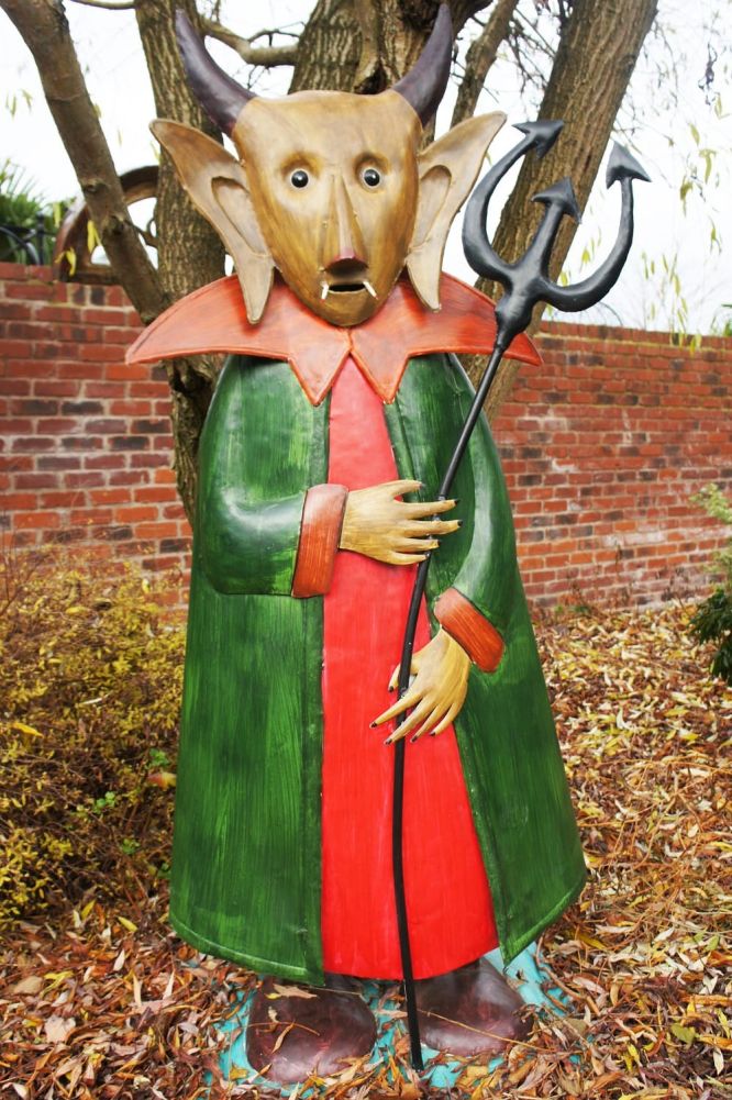“Trick or Treat” Hand Painted Sculpture 