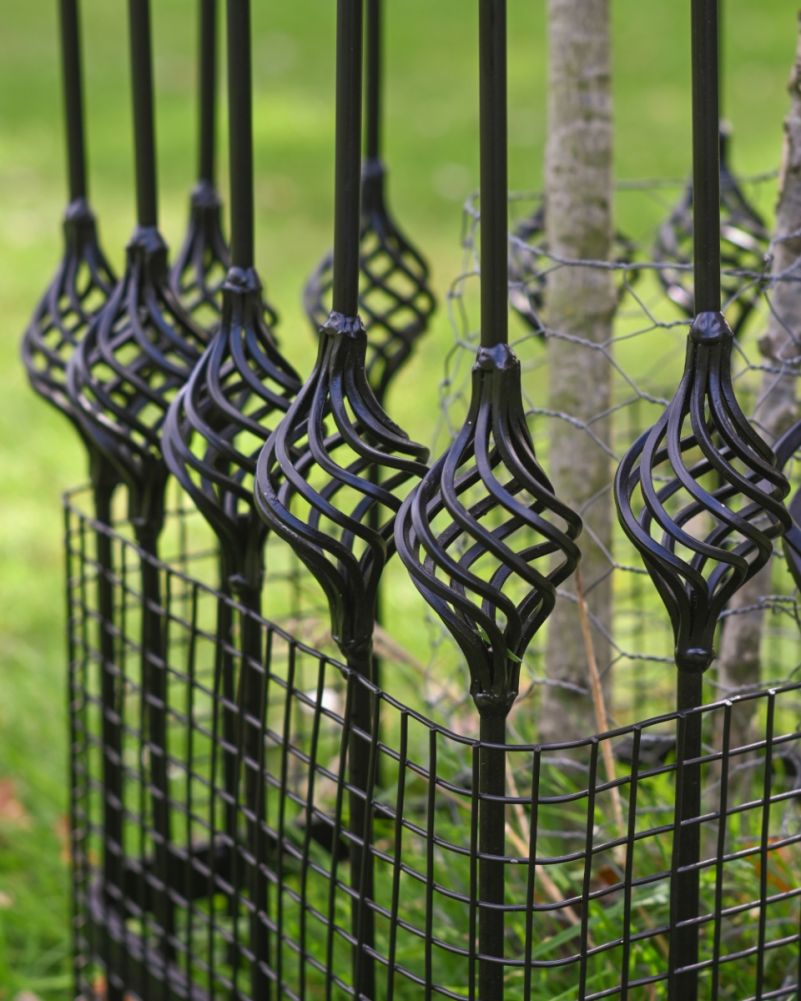 decorative cast aluminum tree surround