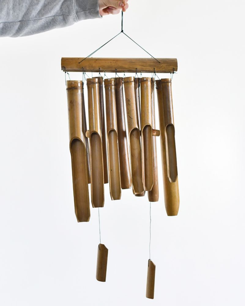 Deluxe Bamboo 'Echo' Wind Chime - 40cm Scale