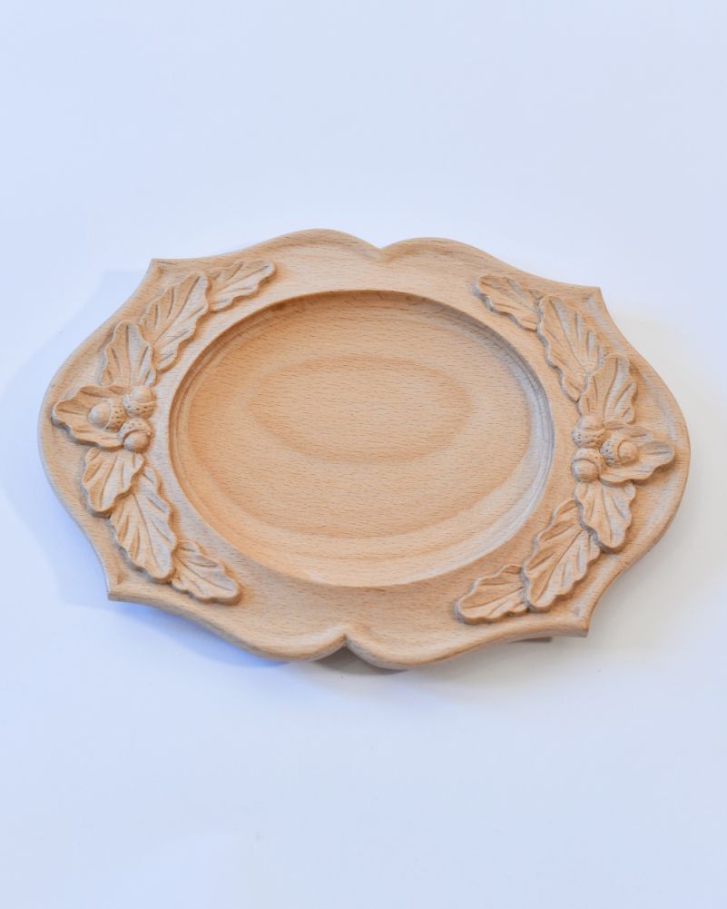 Ornate Beechwood Tray