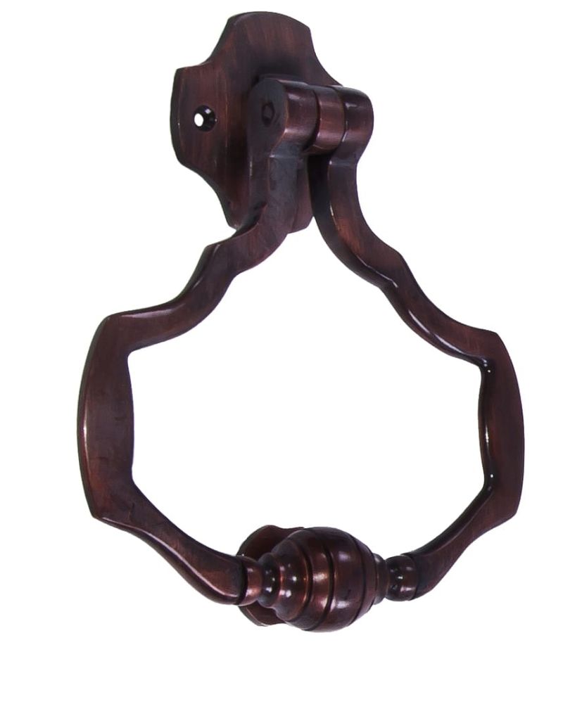 The Atcham House Contemporary Door Knocker in Antique Copper 