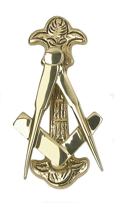 Masonic Square and Compass Door Knocker