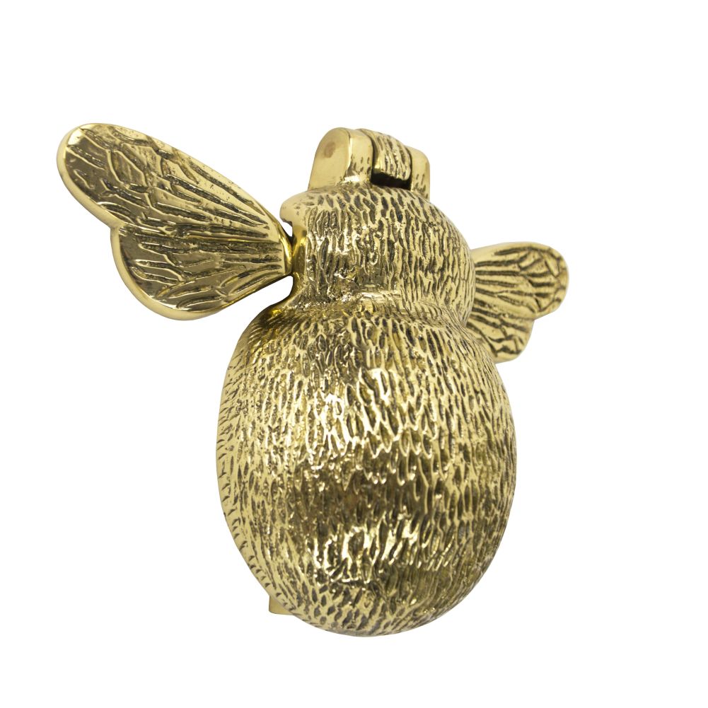 Bumblebee Door Knocker - Polished Brass