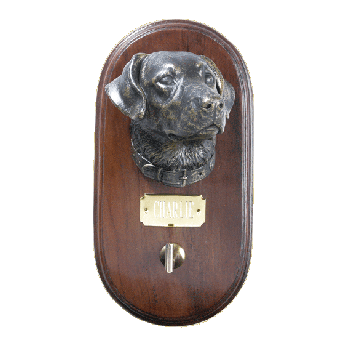Labrador dog lead holder