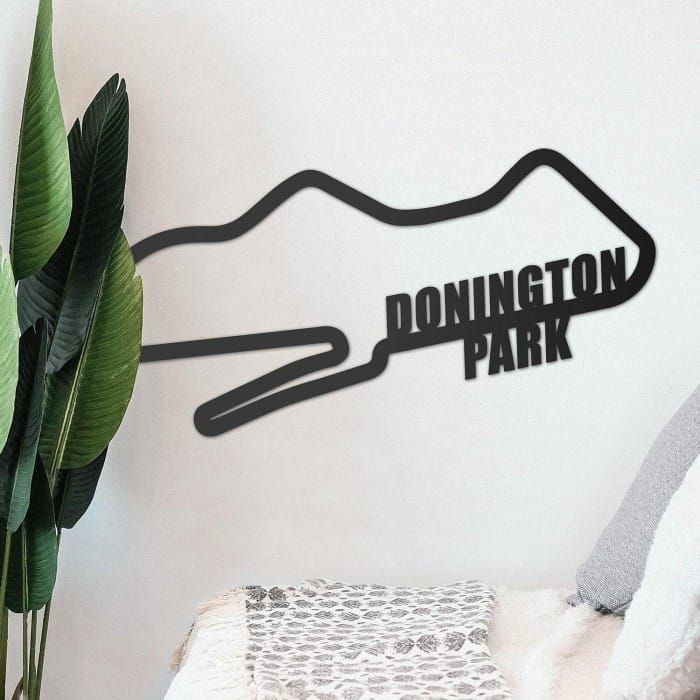 Donington Park Motor Racing Circuit Steel Wall Art