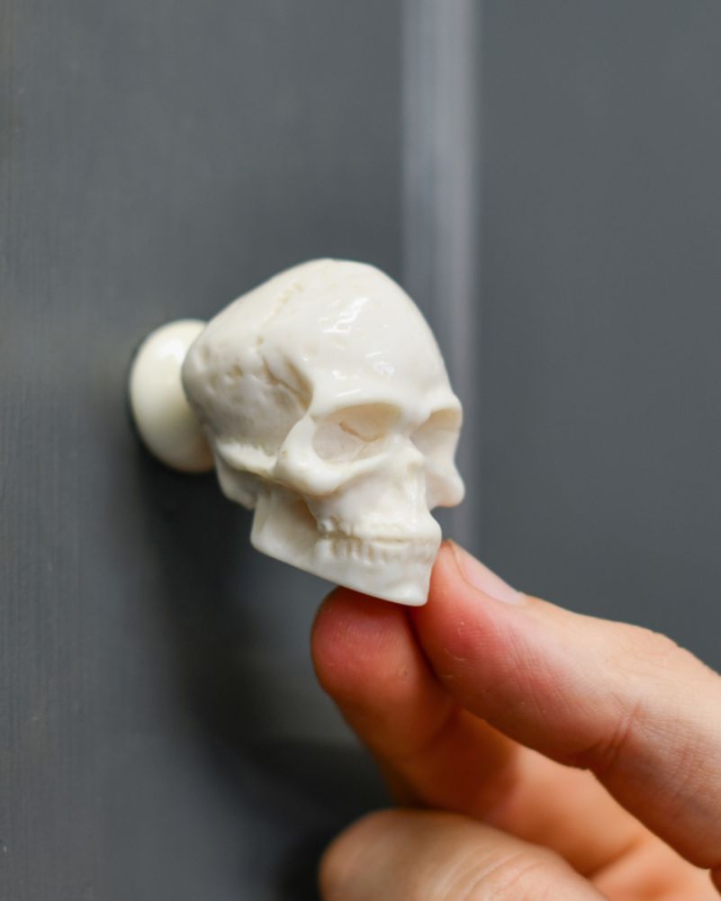Skull cabinet handle