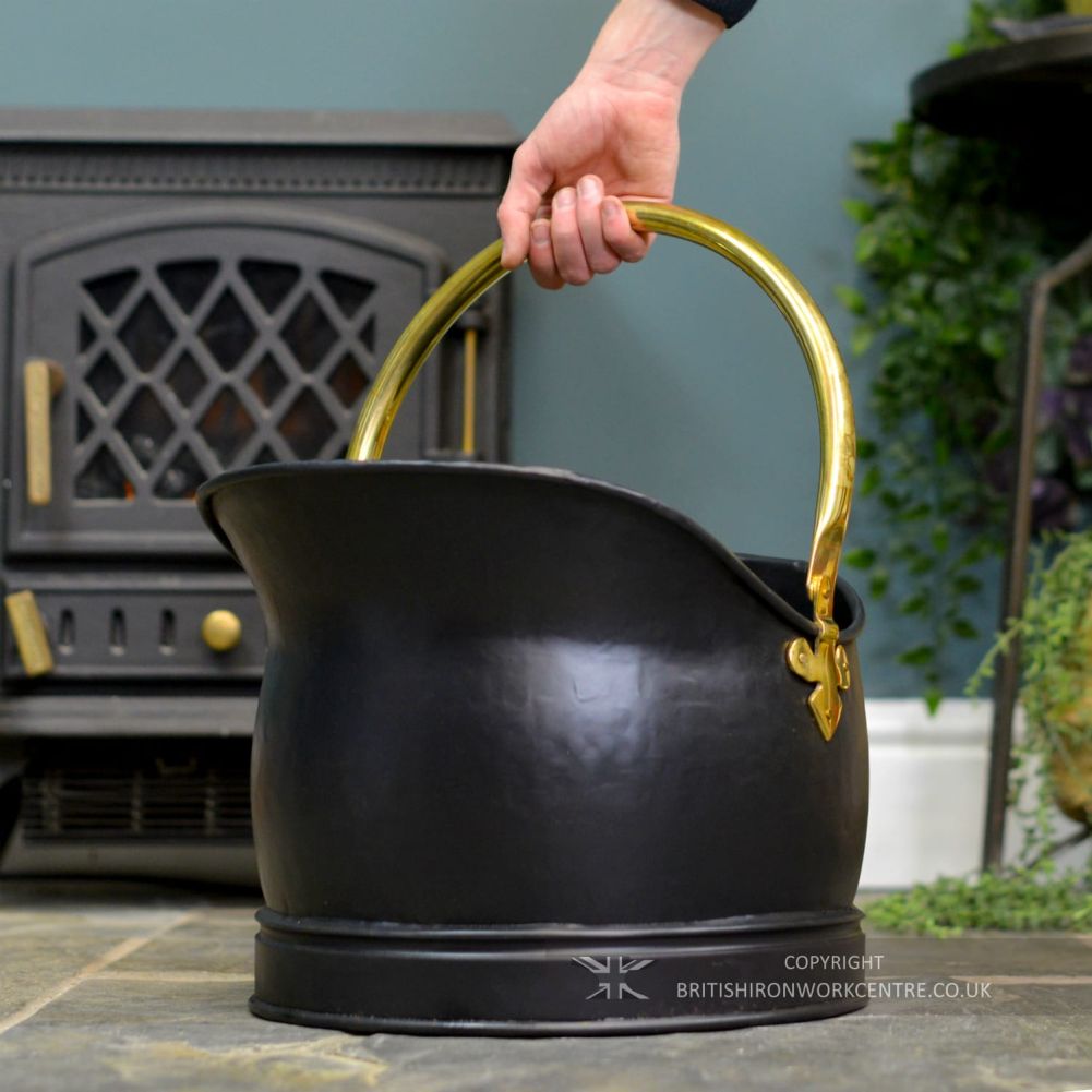 Large Victorian Fireside Coal Bucket