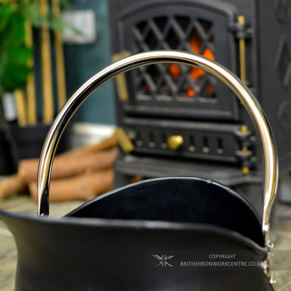 Large Hinswick Coal Bucket Close Up Handle