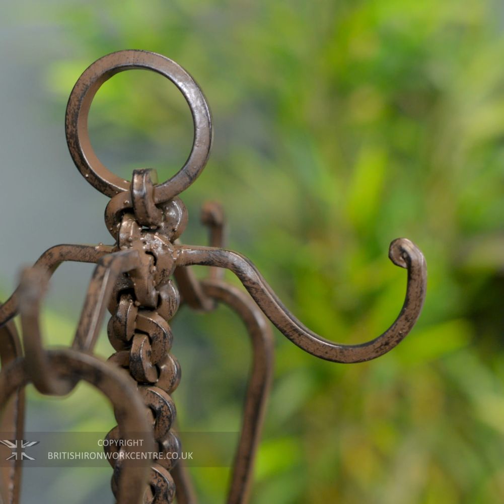 Rustic Iron Twisted Knot Design Companion Set