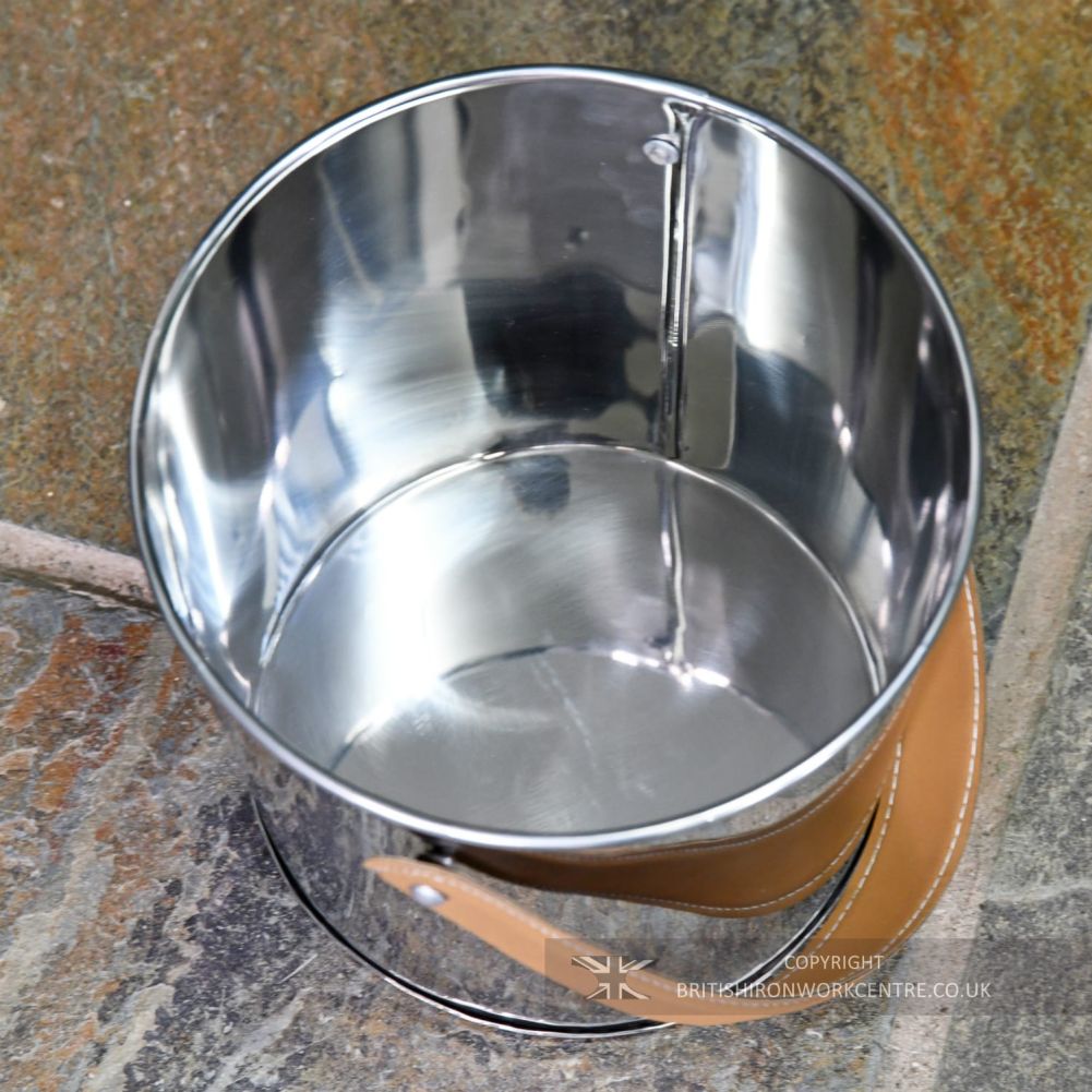 20cm Contemporary Stainless Steel Ash Bucket With Lid