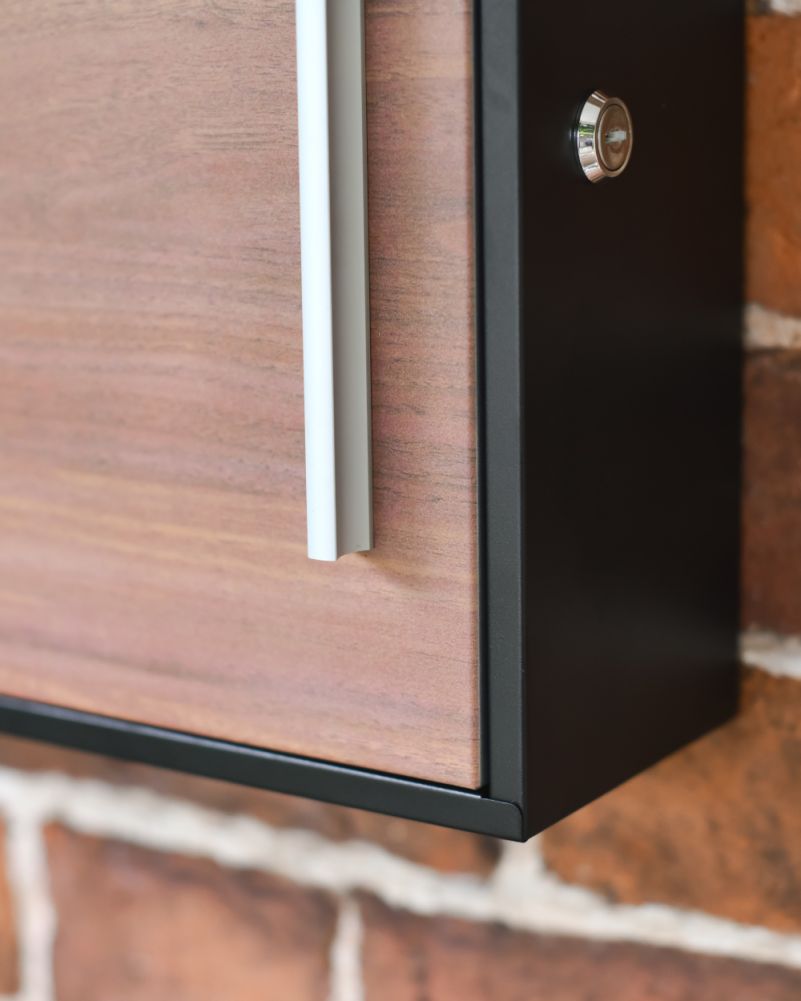 Steel Elegante Post Box Finish