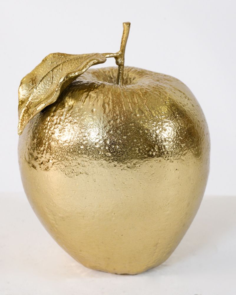 Gold Forbidden Fruit Apple Interior Ornament - 16cm