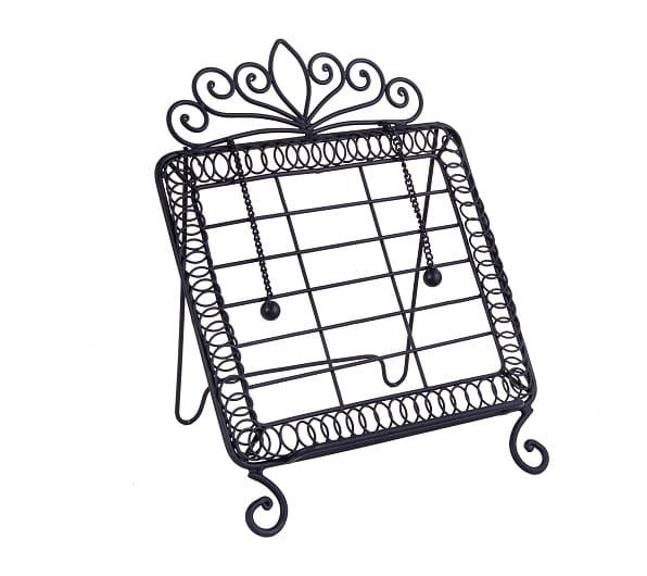 Wrought Iron Cook Book Stand