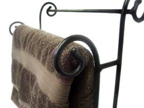 Free Standing Wrought Iron Towel Rail