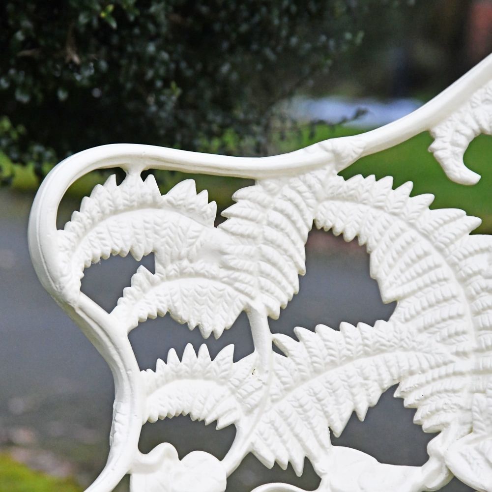 Close up of Cast Iron Cream Finish 