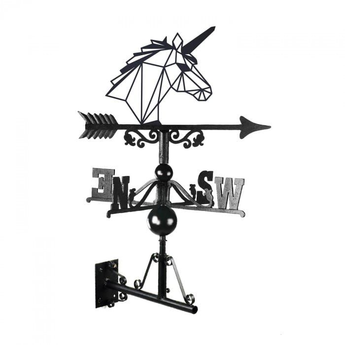 Geometric Unicorn Weathervane