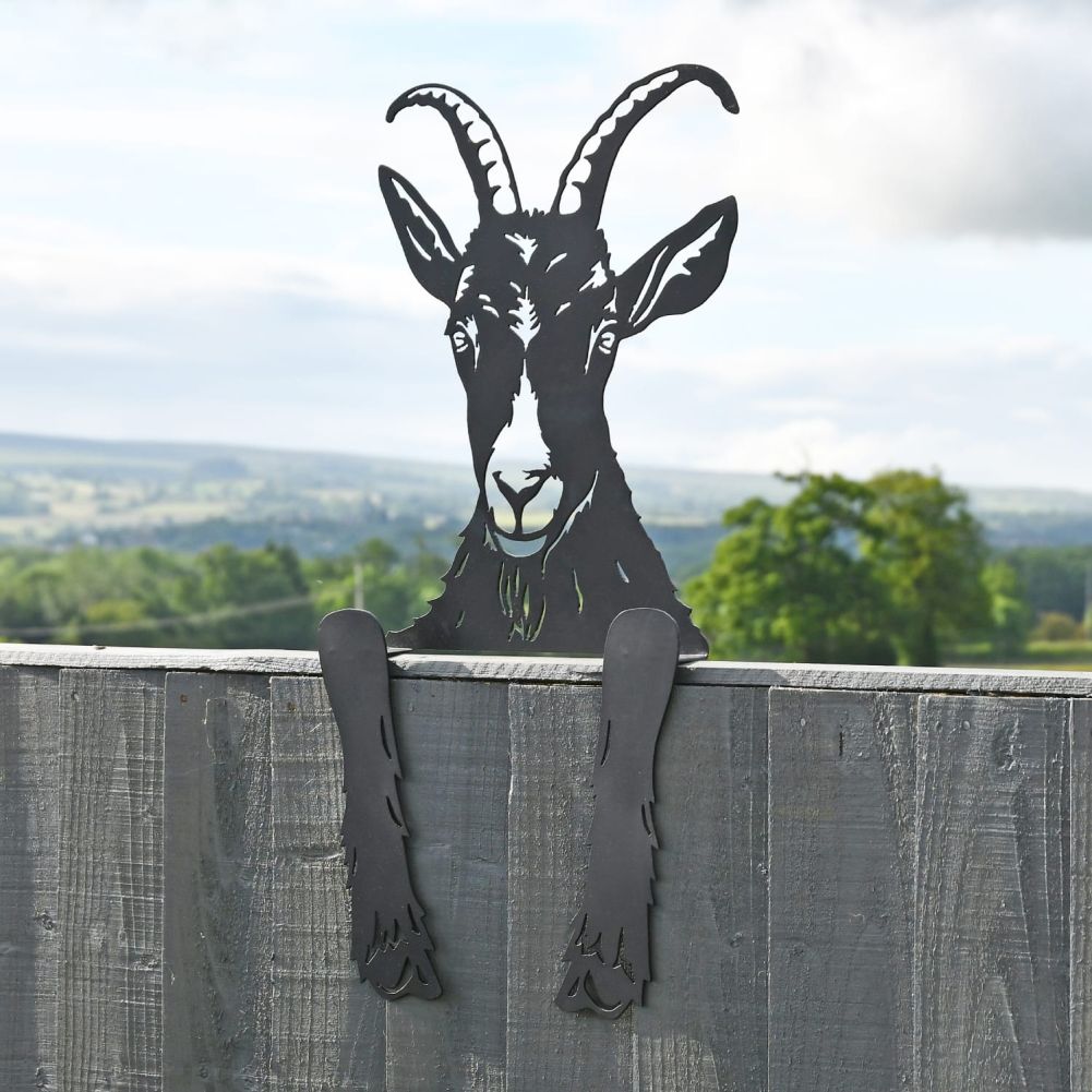 Goat Fence Topper In Situ From Side