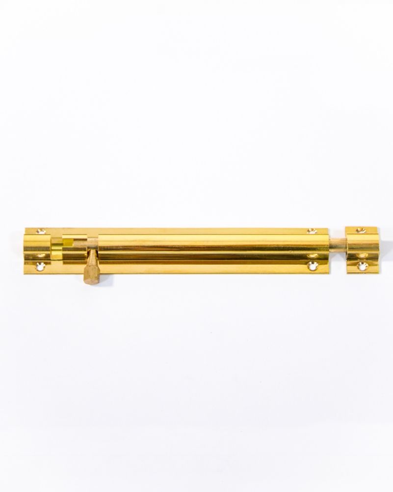 Polished Brass Door Bolt 150mm