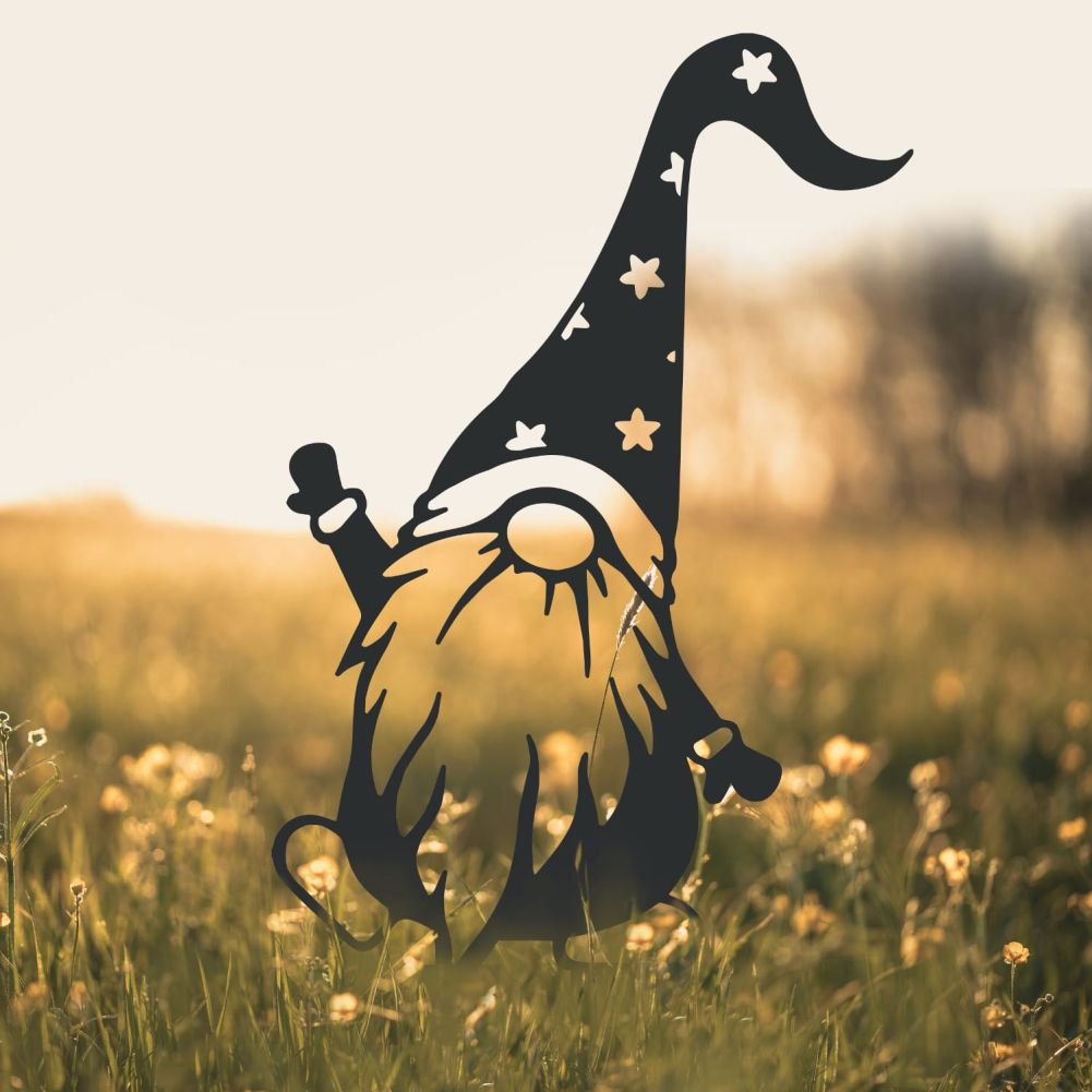 Gonk Gnome Waving Silhouette
