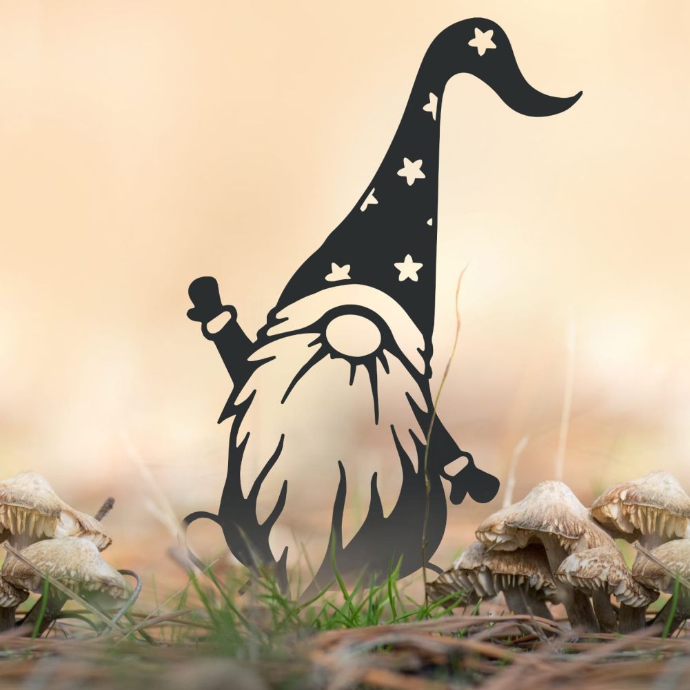 Gonk Gnome Waving Silhouette