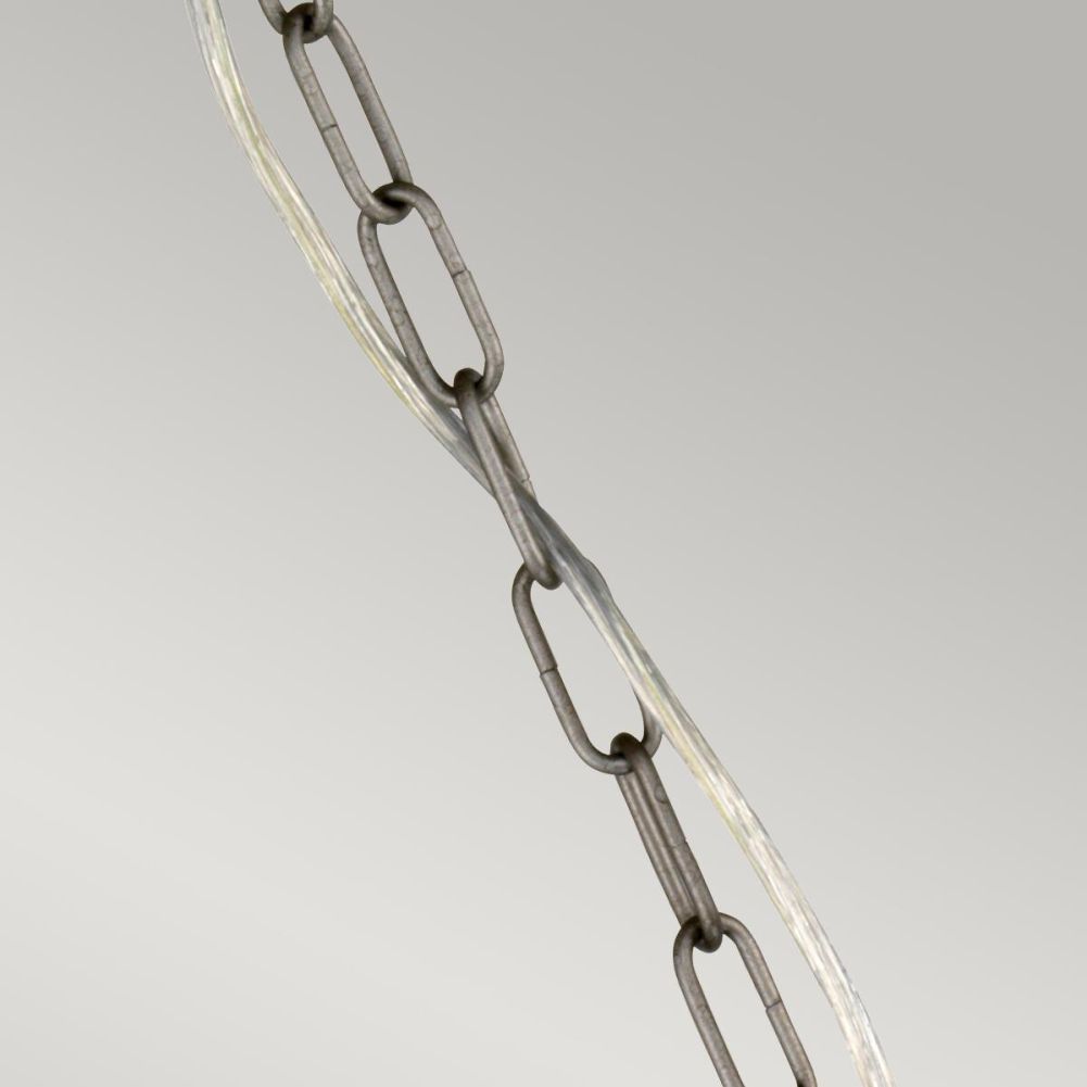 Gothic 'Burleigh' Six Light Chandelier Chain Links