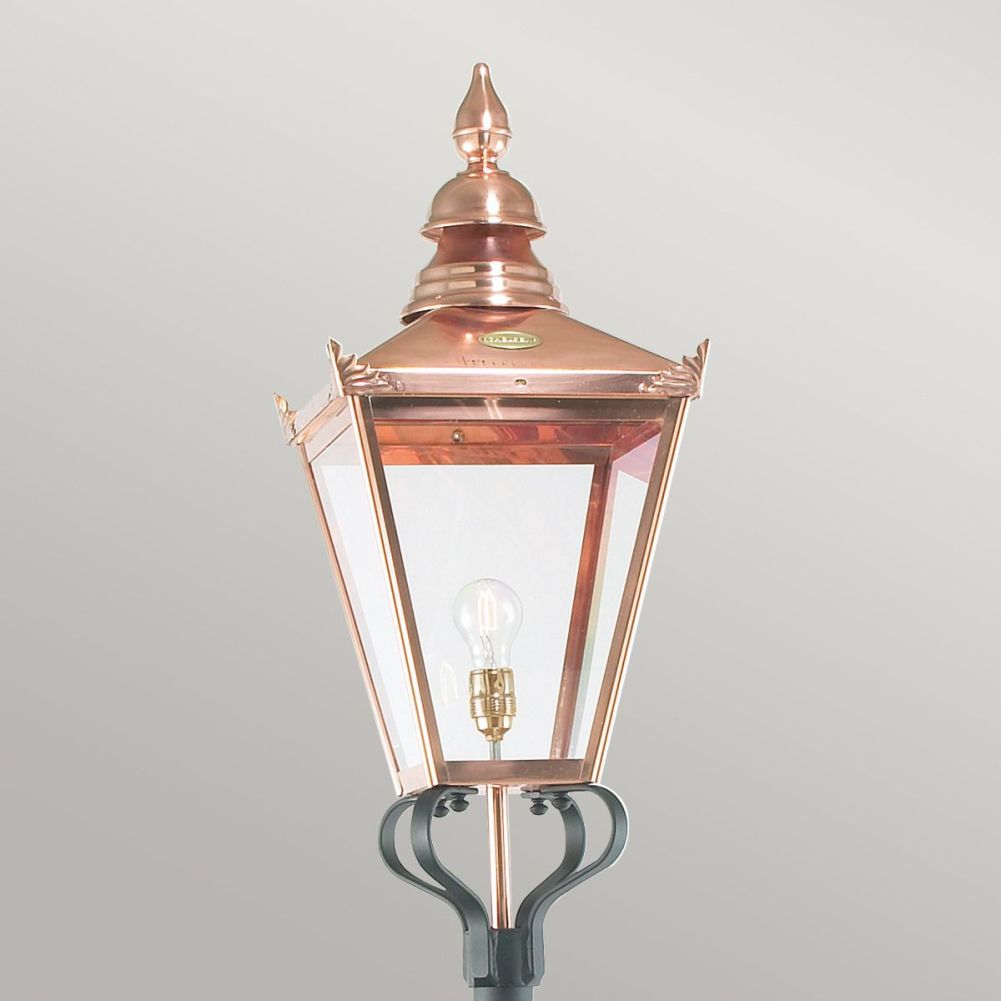 Lantern On The Copper Victorian Lamp Post