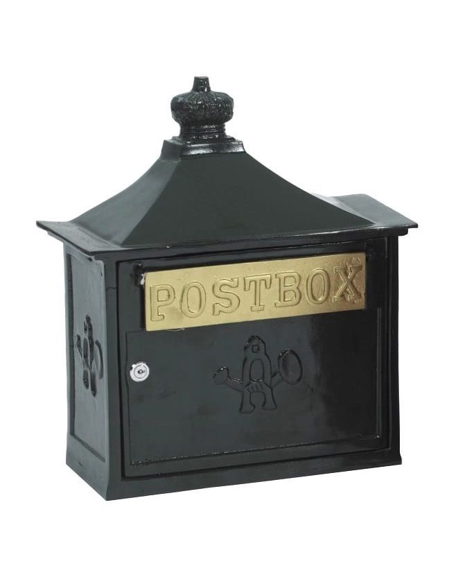 Green Suffolk Post & Parcel Box