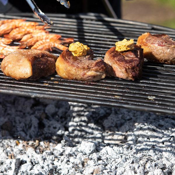 Half Moon BBQ Rack All Bar-60cm
