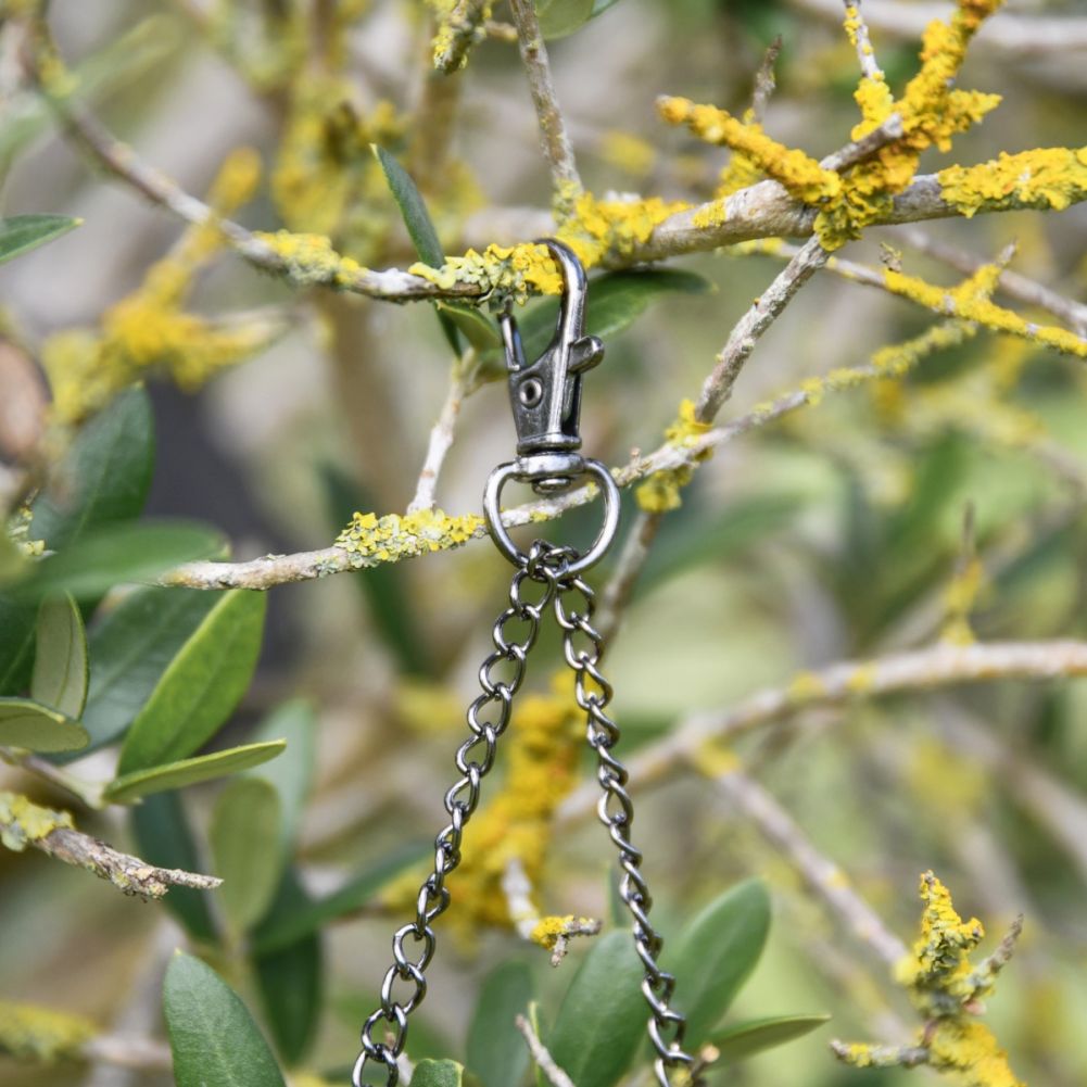 Close Up Of Handcrafted Metal Perched Birds Garden Decoration Hanger